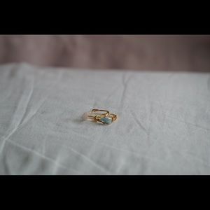 Tarnish free gold rock rings